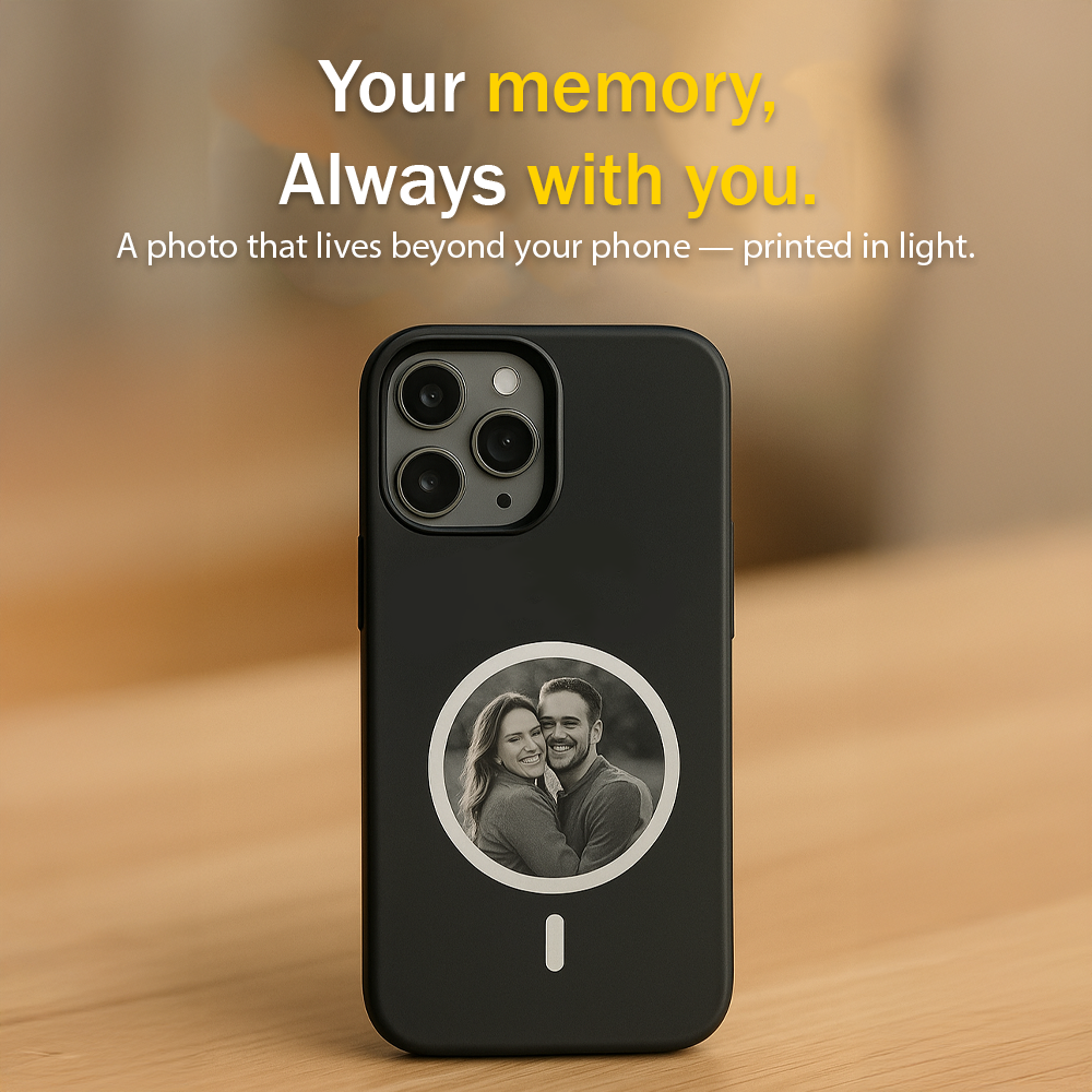 MyPhoneCase™ “Circle”, Customizable MagSafe E-Ink Phone Case